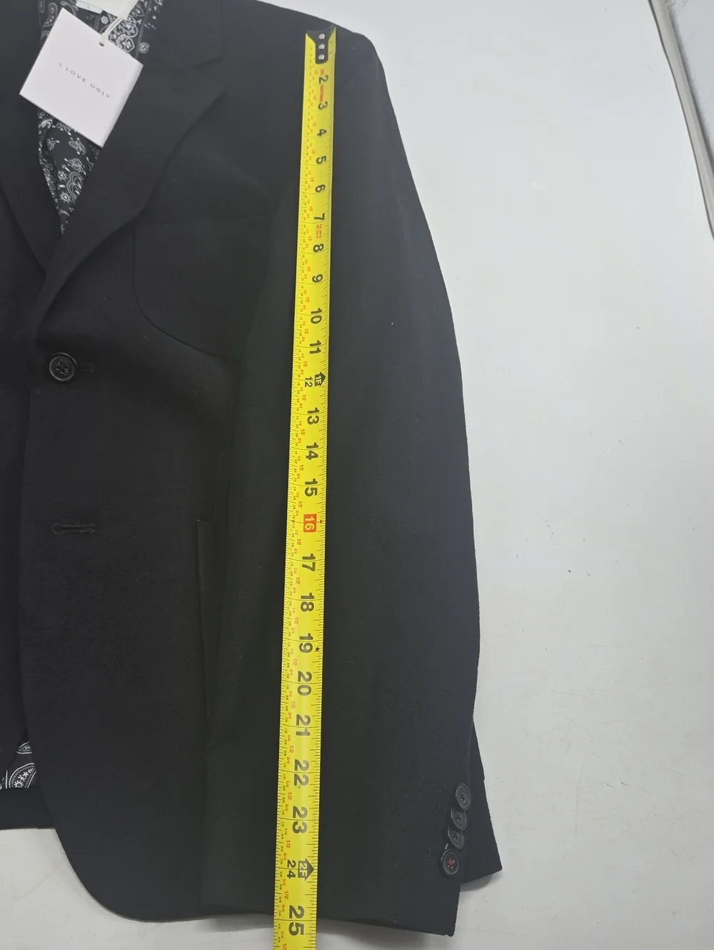 NEW I Love Ugly Murphy Linen Blazer L